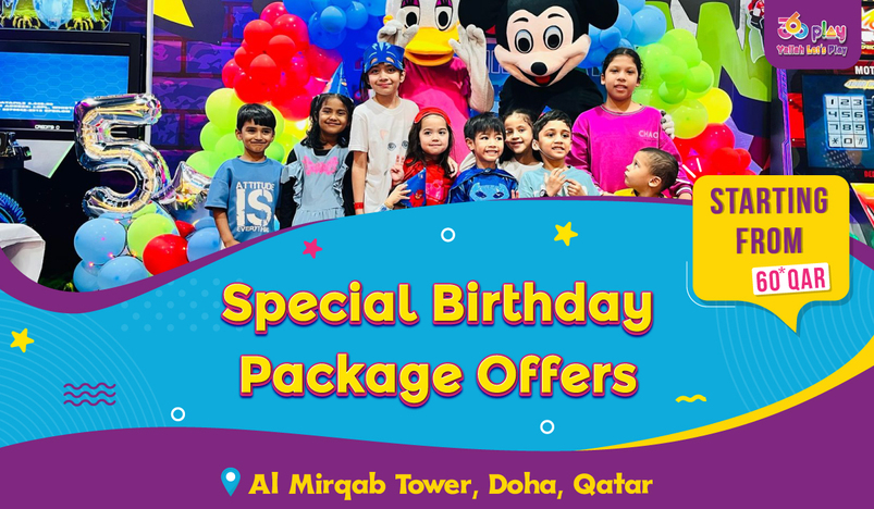 Birthday Package Offers in Qatar 360 Play Areas